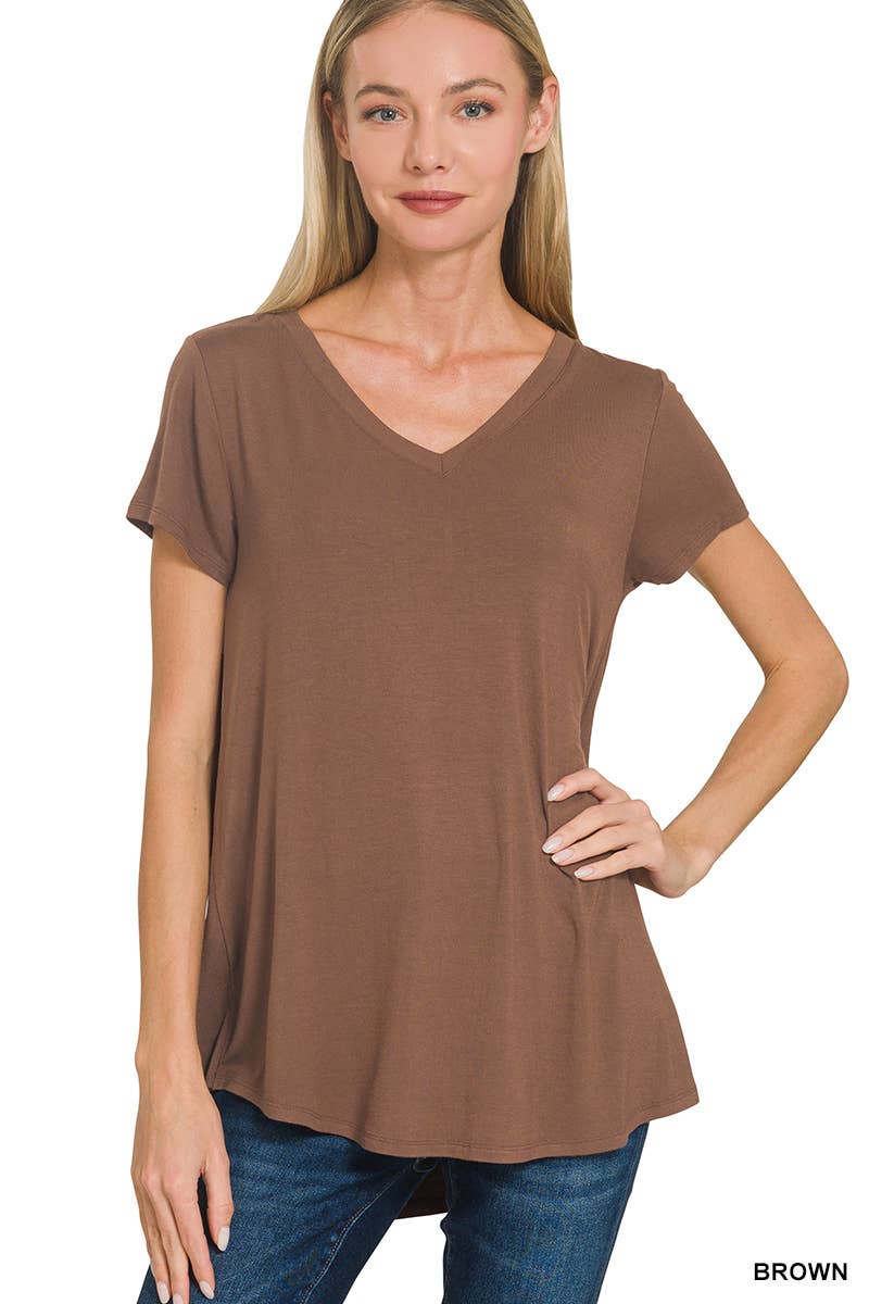 42POPS – wholesale Knit top – Women's – `.Short Sleeve Rayon Jersey Tee3