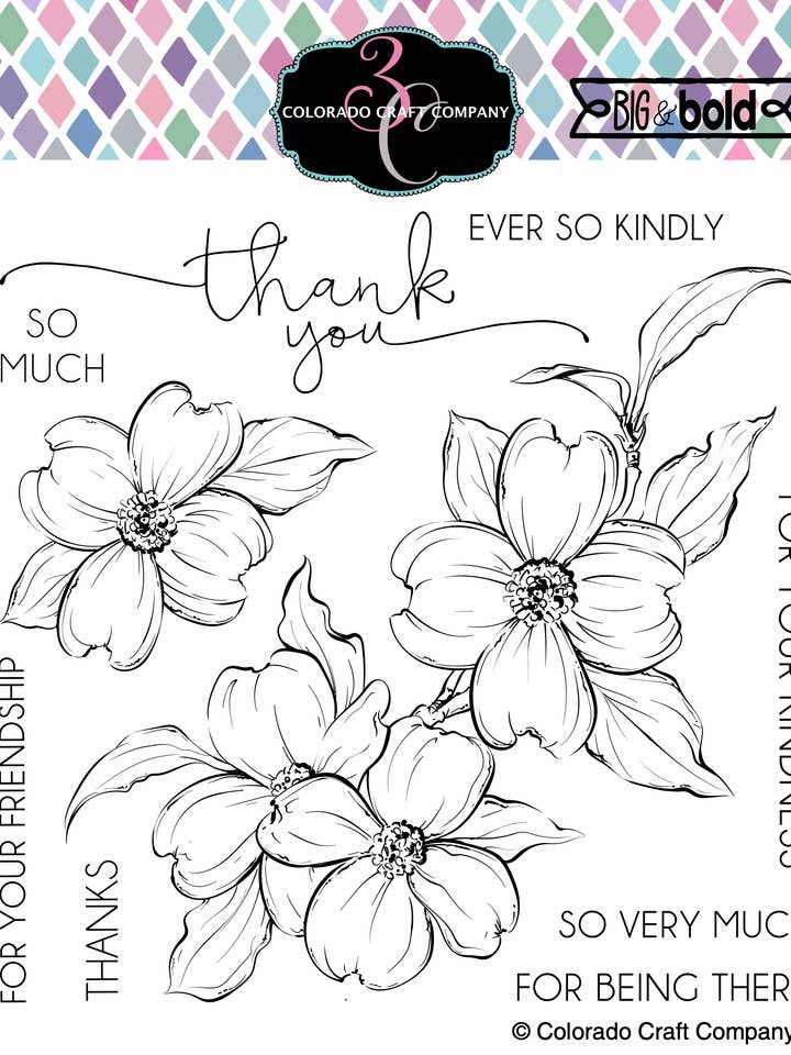 BB402 Big & Bold ~ Obrigado Dogwood por atacado de Colorado Craft Company