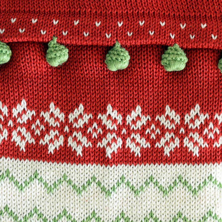 Melange Collection - Wholesale Holiday Stocking - Nordic Smooth-Cuff Stocking2