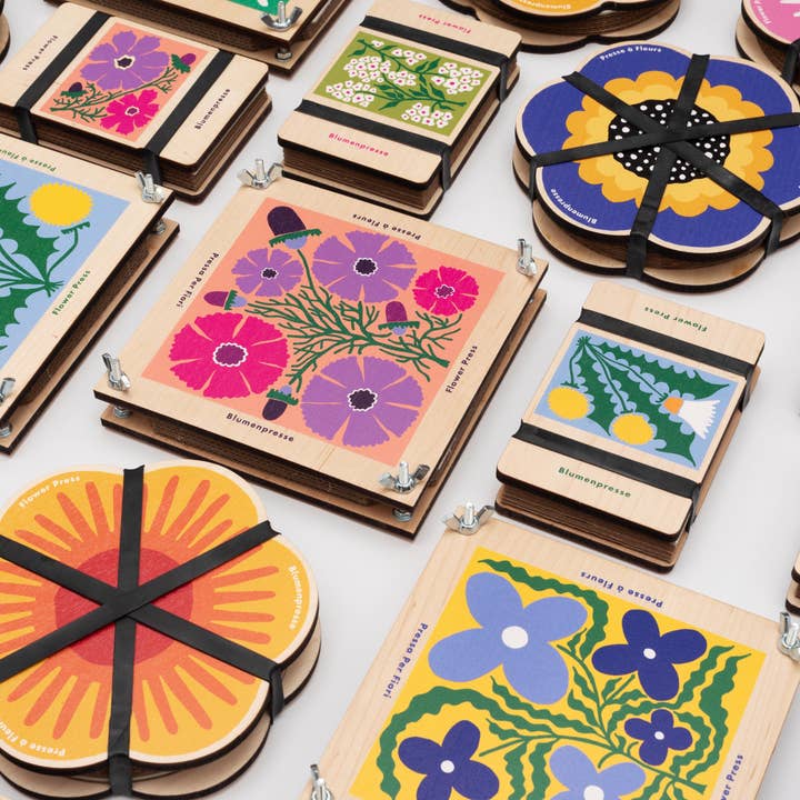 Studio Wald - UK Made – wholesale DIY craft kit – Flower Press - Cosmos2