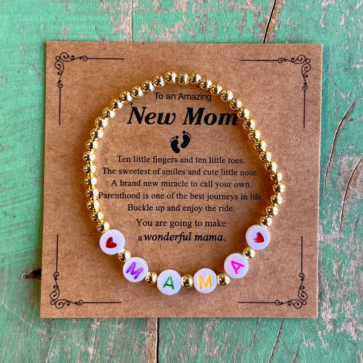 New Mama Bracelet for wholesale by Love and Honor Jesus LLC