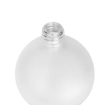Best Bottles - Wholesale Essential Oil Holder - Round Frosted Glass Bottle with White Dropper - 128ml7