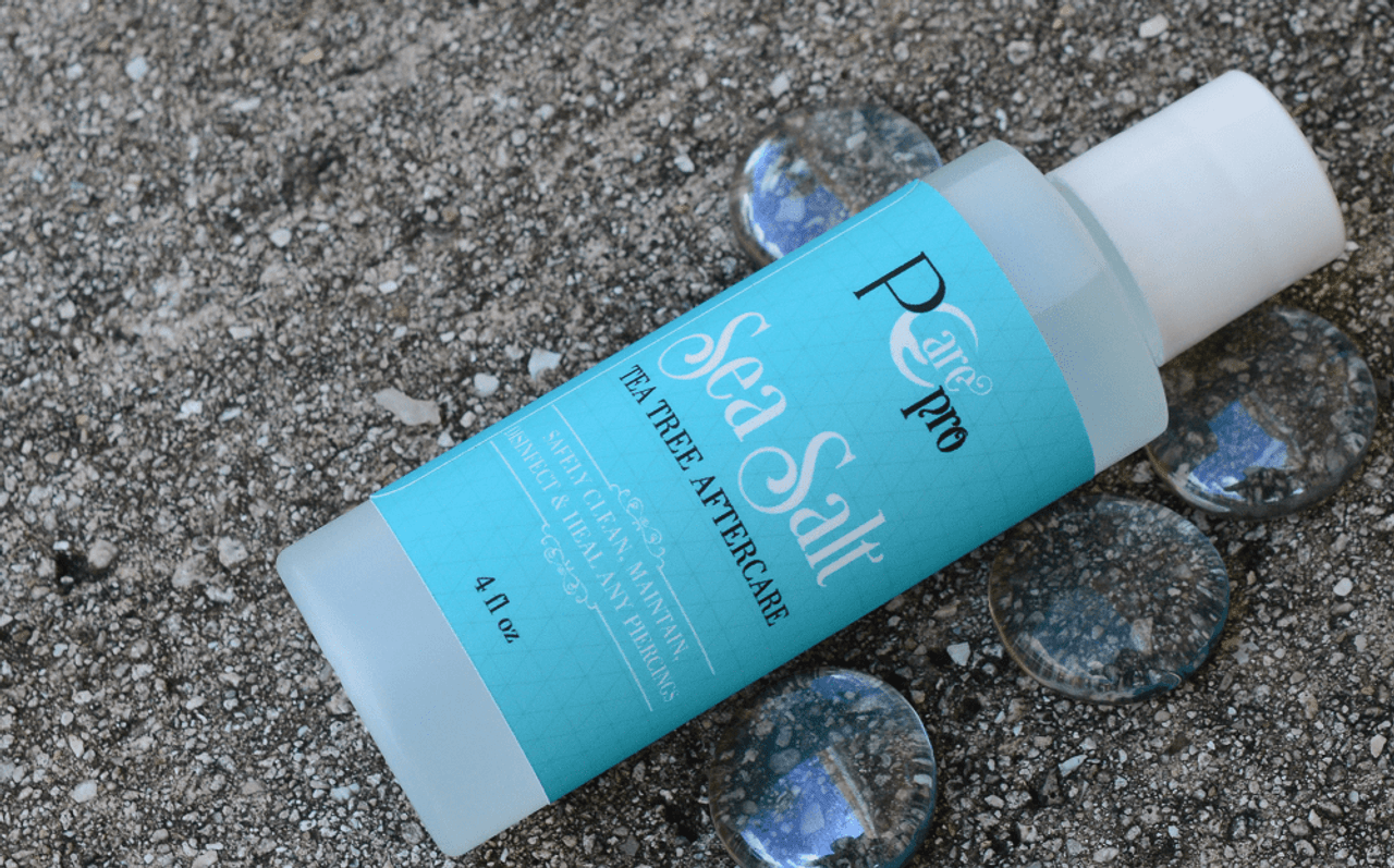 Lion Gothic - Wholesale Tattoo Ointment/Care - pCare Pro Piercing Aftercare 4oz Sea Salt Tea Tree Solution2