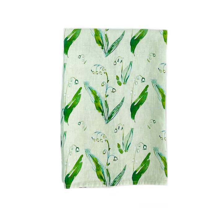 Darling Lemon - Wholesale Tea Towel - Lily of The Valley Kitchen Towel