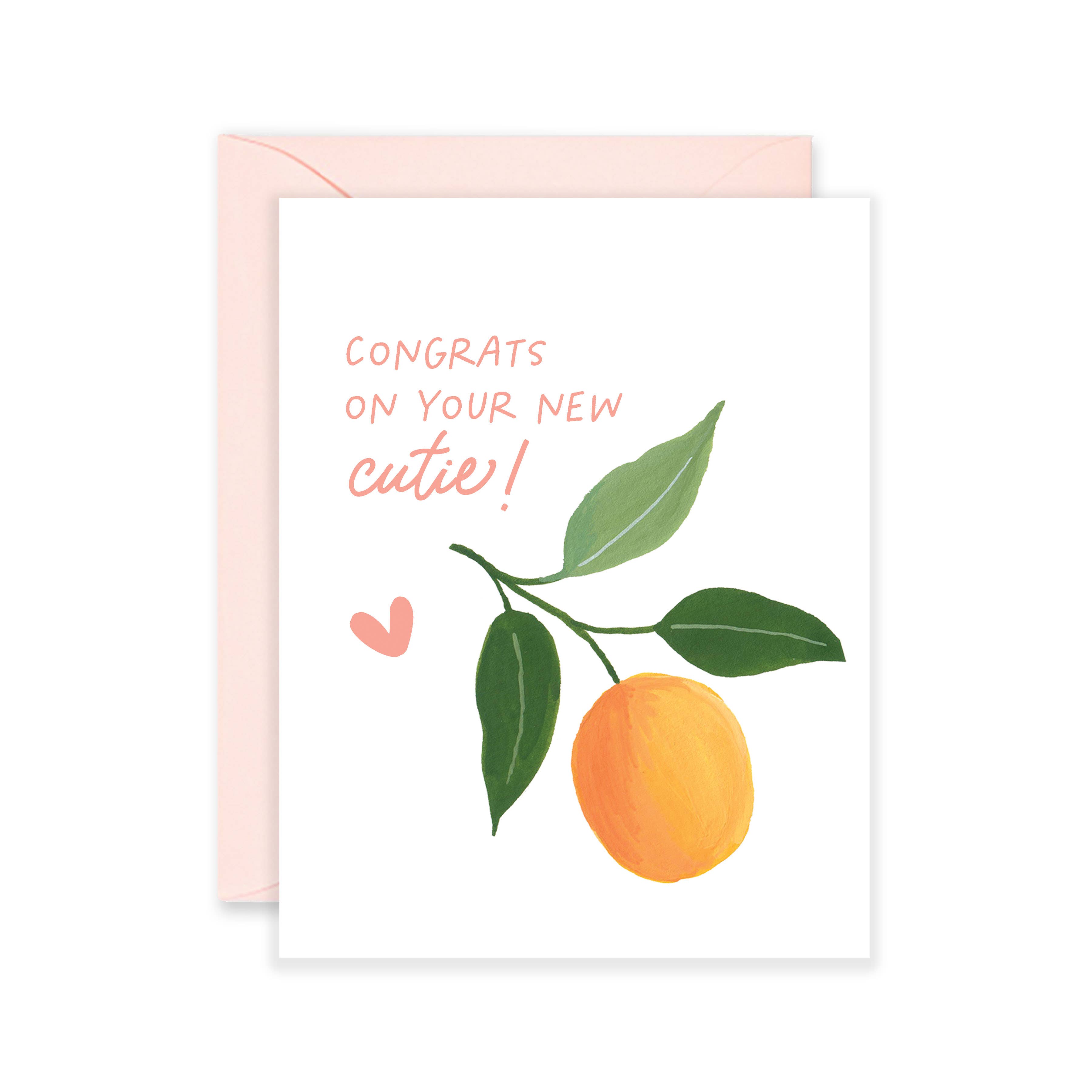 Isabella MG - Wholesale Baby Card - Cutie Congrats - New Baby Card