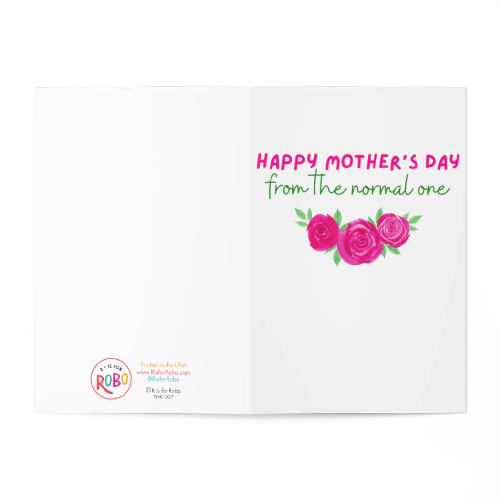 R is for Robo - Wholesale Mother's Day Card - Funny Mothers Day Card Happy Mother's Day Card for Mom2
