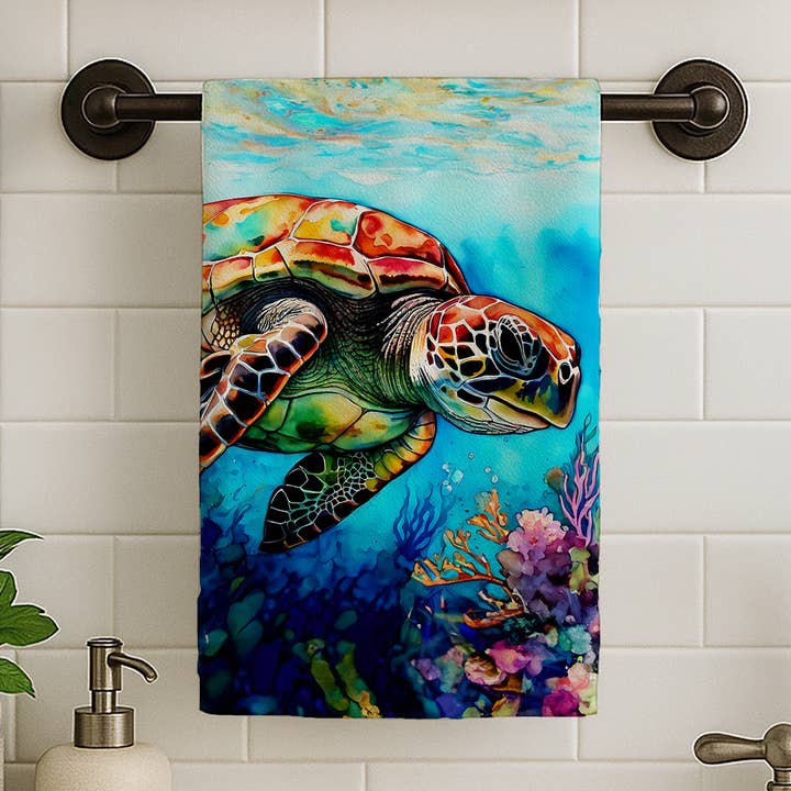 Loggerhead-Meeresschildkröten-Handtuch DAC2809 für den Großhandel von Caroline's Treasures