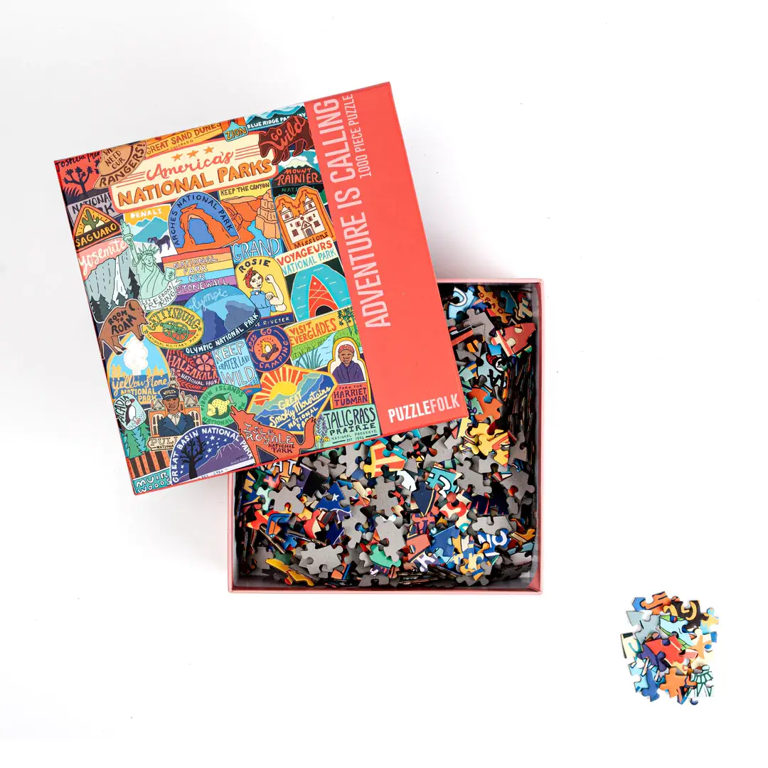 Puzzlefolk - Wholesale Puzzle - Adult - Adventure is Calling 1000 piece Nation Parks puzzle2
