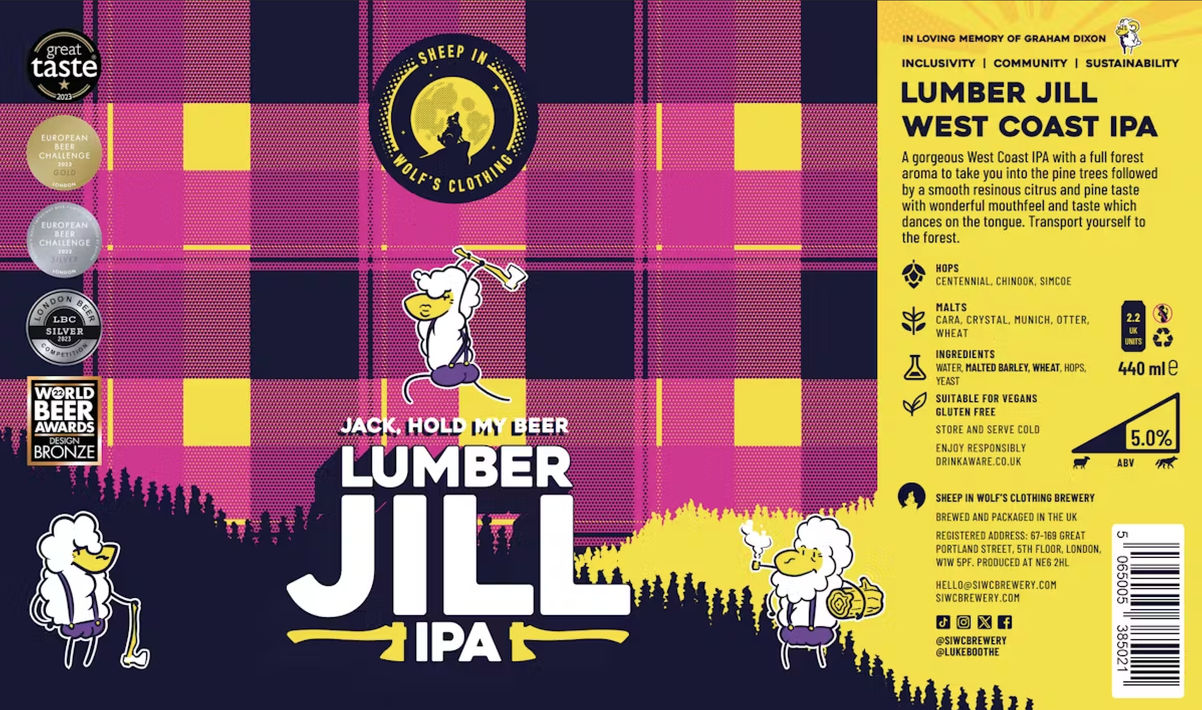 Sheep in Wolf's Clothing – wholesale Beer – Lumber Jill West Coast IPA 1