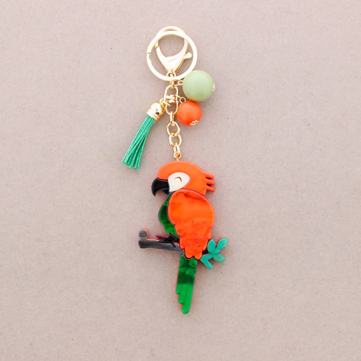 Sonata - Wholesale Keychain - Unisex - Resin Bird Bag Hanging Keychain1