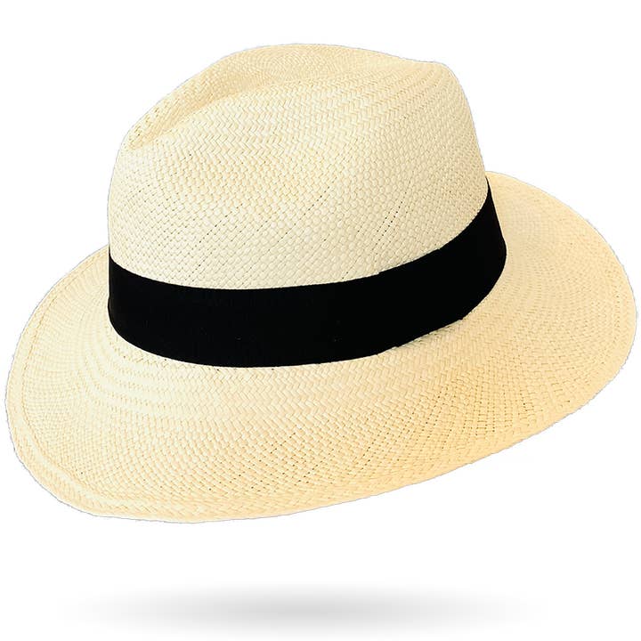 BRISA NATURAL PANAMA HAT 'ELEMENTAL' FEDORA for wholesale by La Marqueza LTD