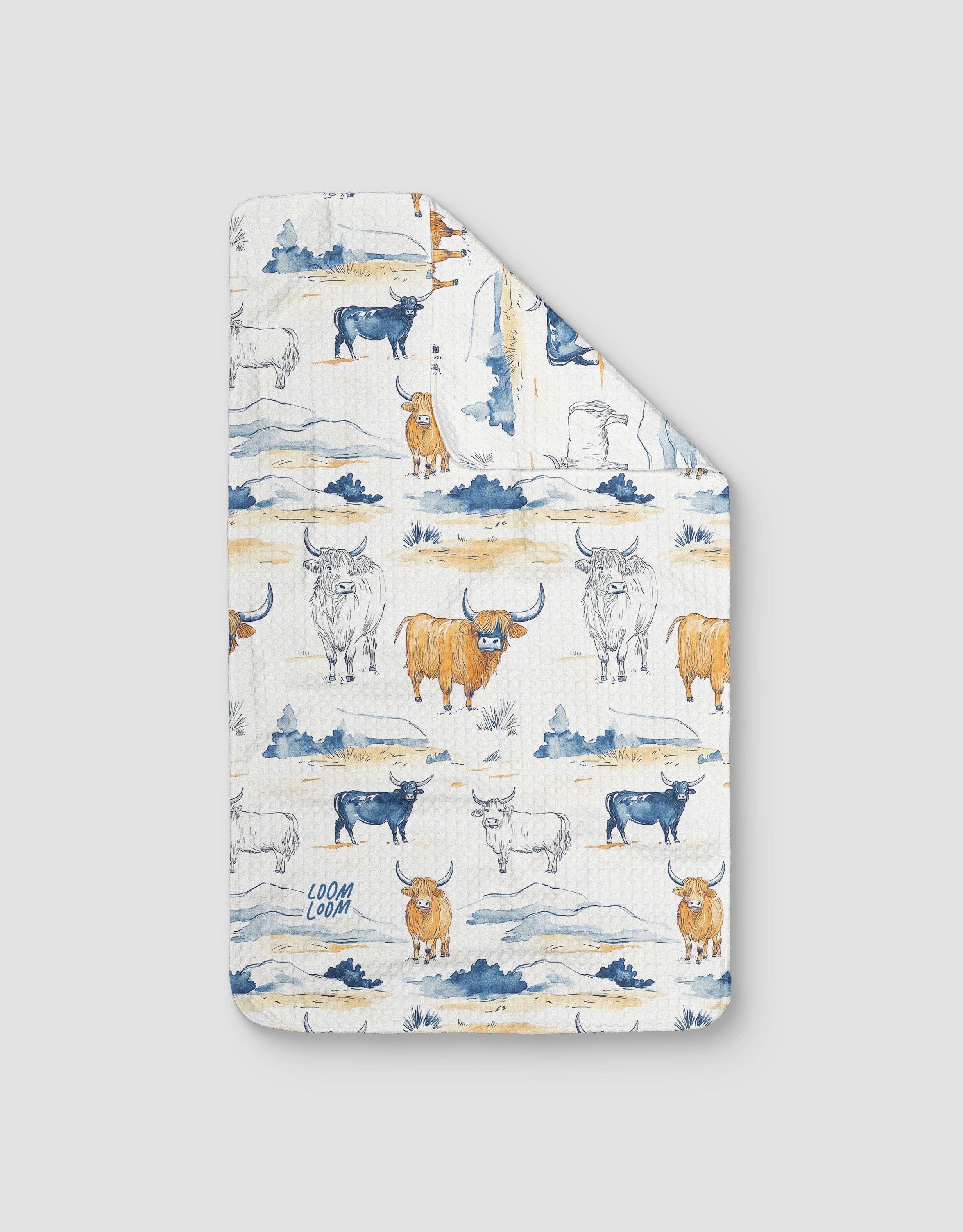 Loom Loom - Wholesale Tea Towel - Bulls 20