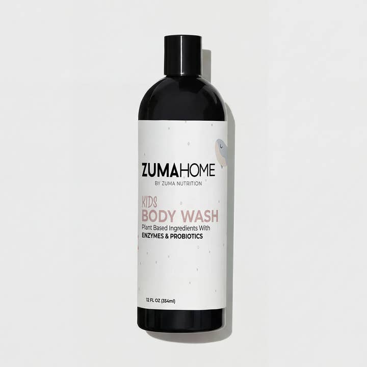 Gel de Ducha Orgánico y de Recolección Silvestre Seguro para Niños, 12 oz para venta al por mayor de Zuma Nutrition