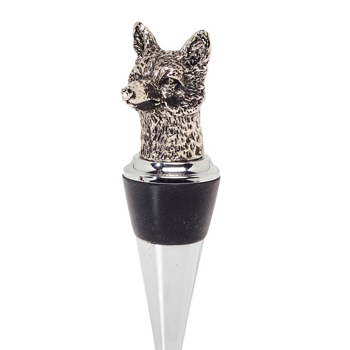 EDZARD - Wholesale Wine Stopper - Set of 3 Stainless Steel Bottle Stoppers with Stand, Deer3