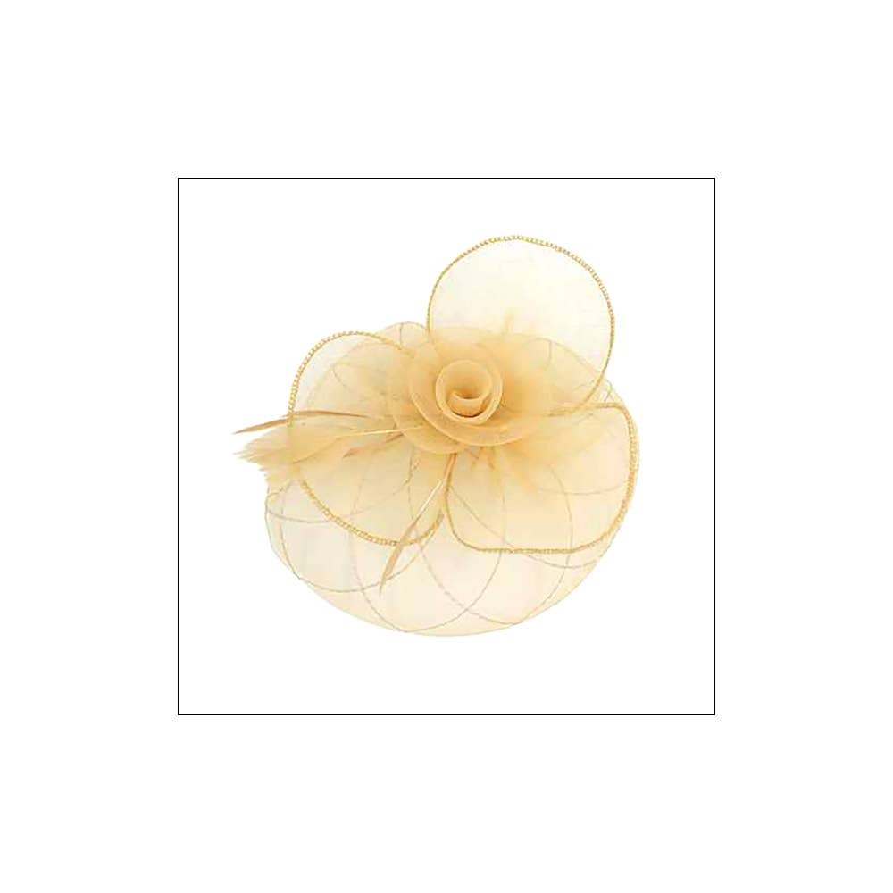 Sensibling Corp. - Vente Chapeau bibi – femme - Fascinateur / Bandeau en maille de plumes et fleurs17