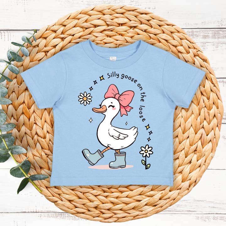 Silly Goose Children's Tee for wholesale by Rowdy Rascal Boutique LLC