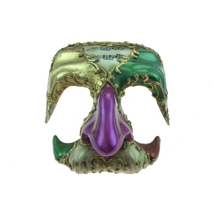 Mardi Gras Jester Nose Mask for wholesale by KBW Global Corp.