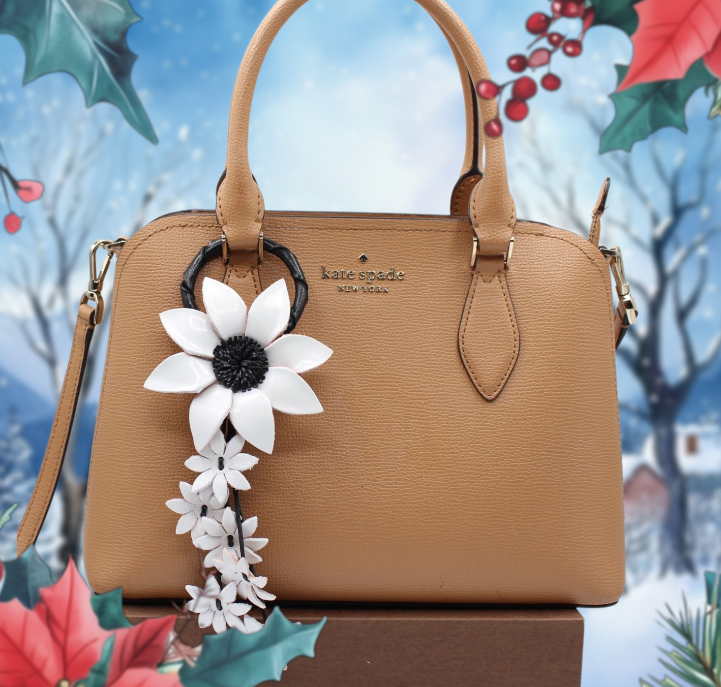 Sunflower Handmade leather inc - Wholesale Keychain - Women's - kc006 leather daisy flower keychain bag charm15