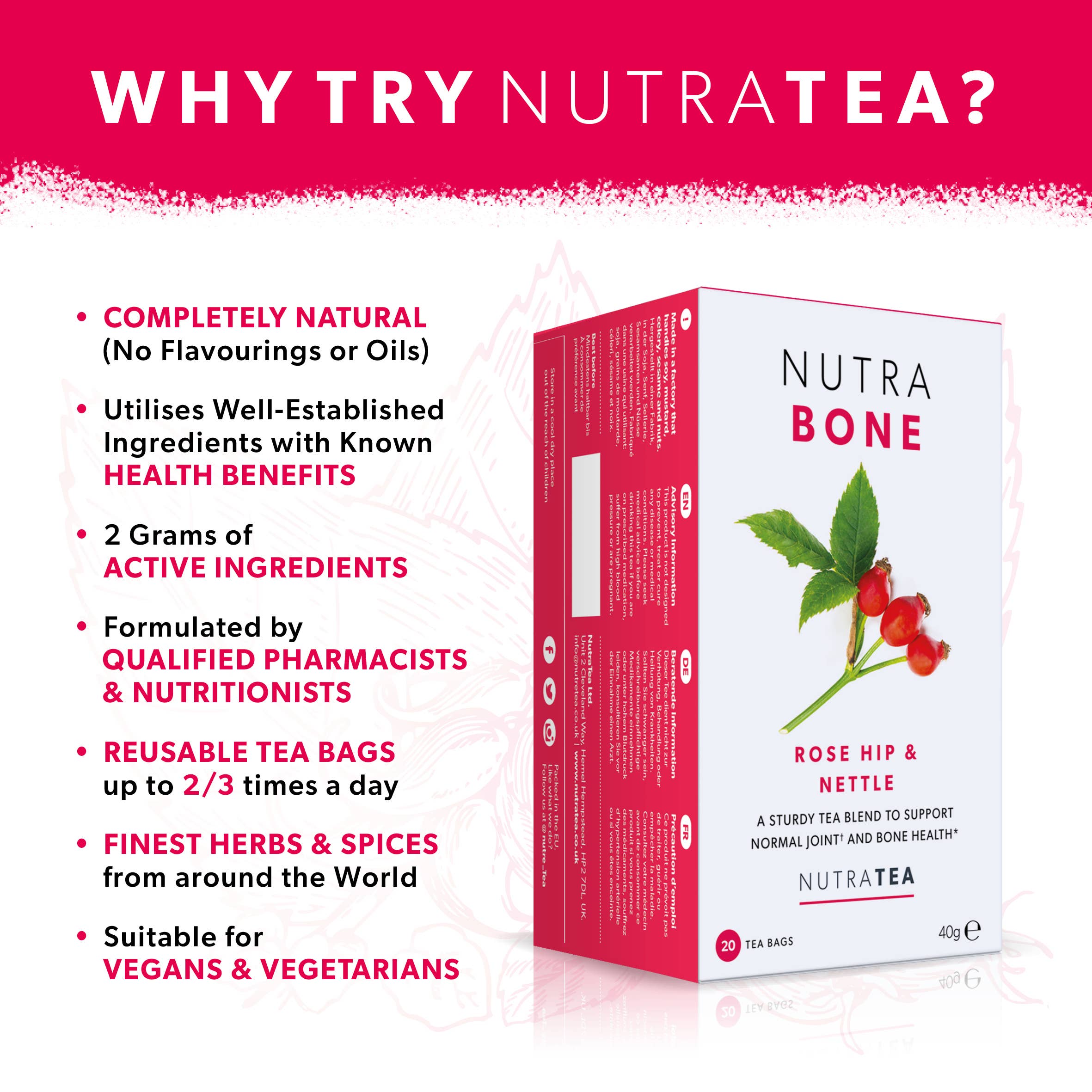 NutraTea – wholesale Health/detox tea – Nutra Bone Herbal Tea2
