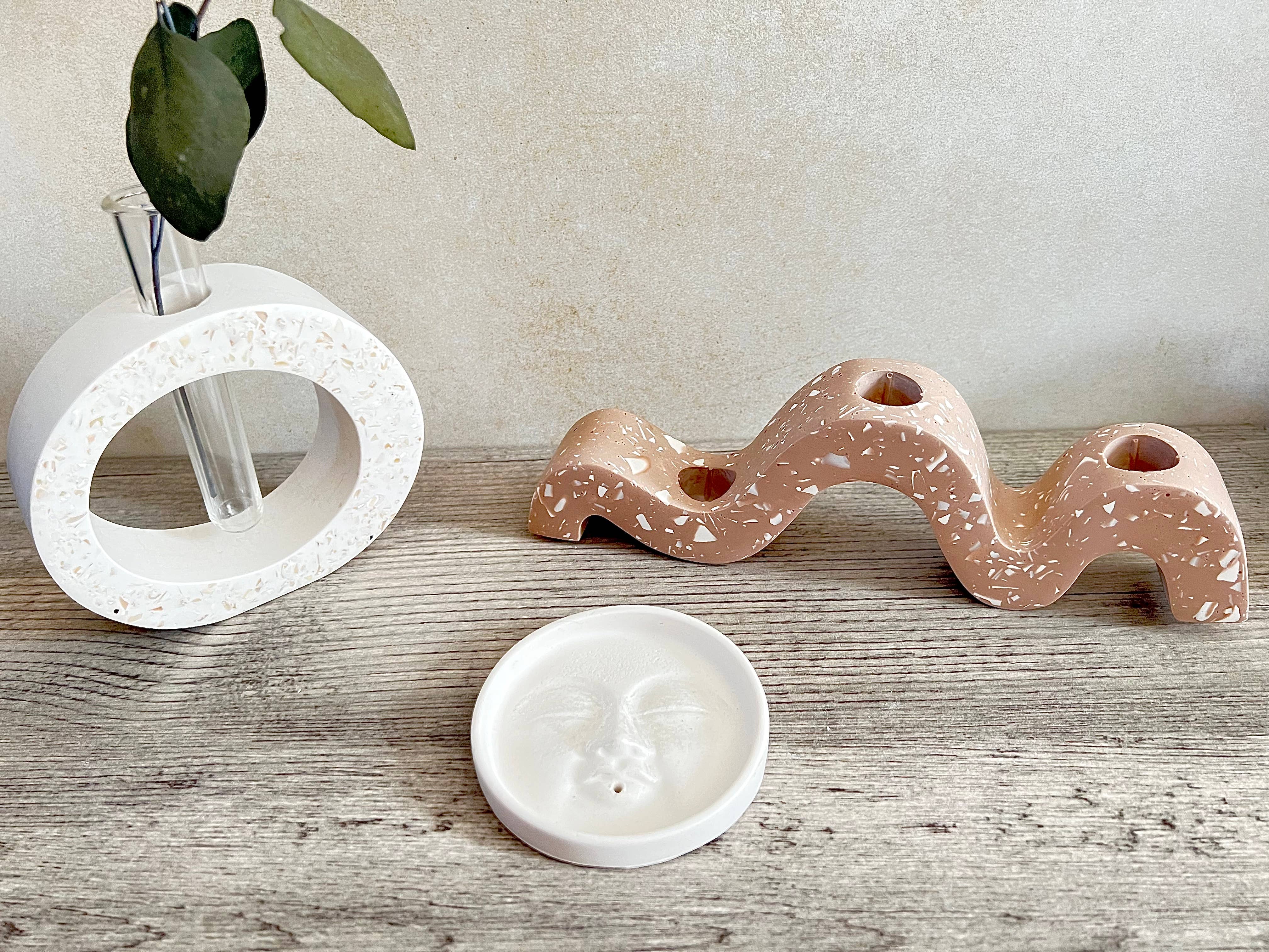 EMB Pretty - Vente Vases - Vase « O » en terrazzo Nacré, propagation, coquillage, vase7