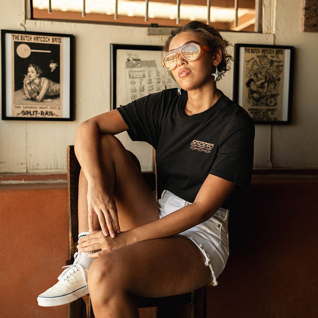 Black Dillo Rider T-Shirt for wholesale on Faire2