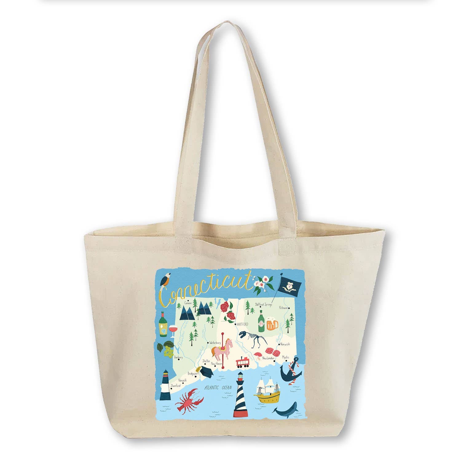 Works of Heart - Wholesale Tote Bag - Unisex - Home State Home: Canvas Totebag4
