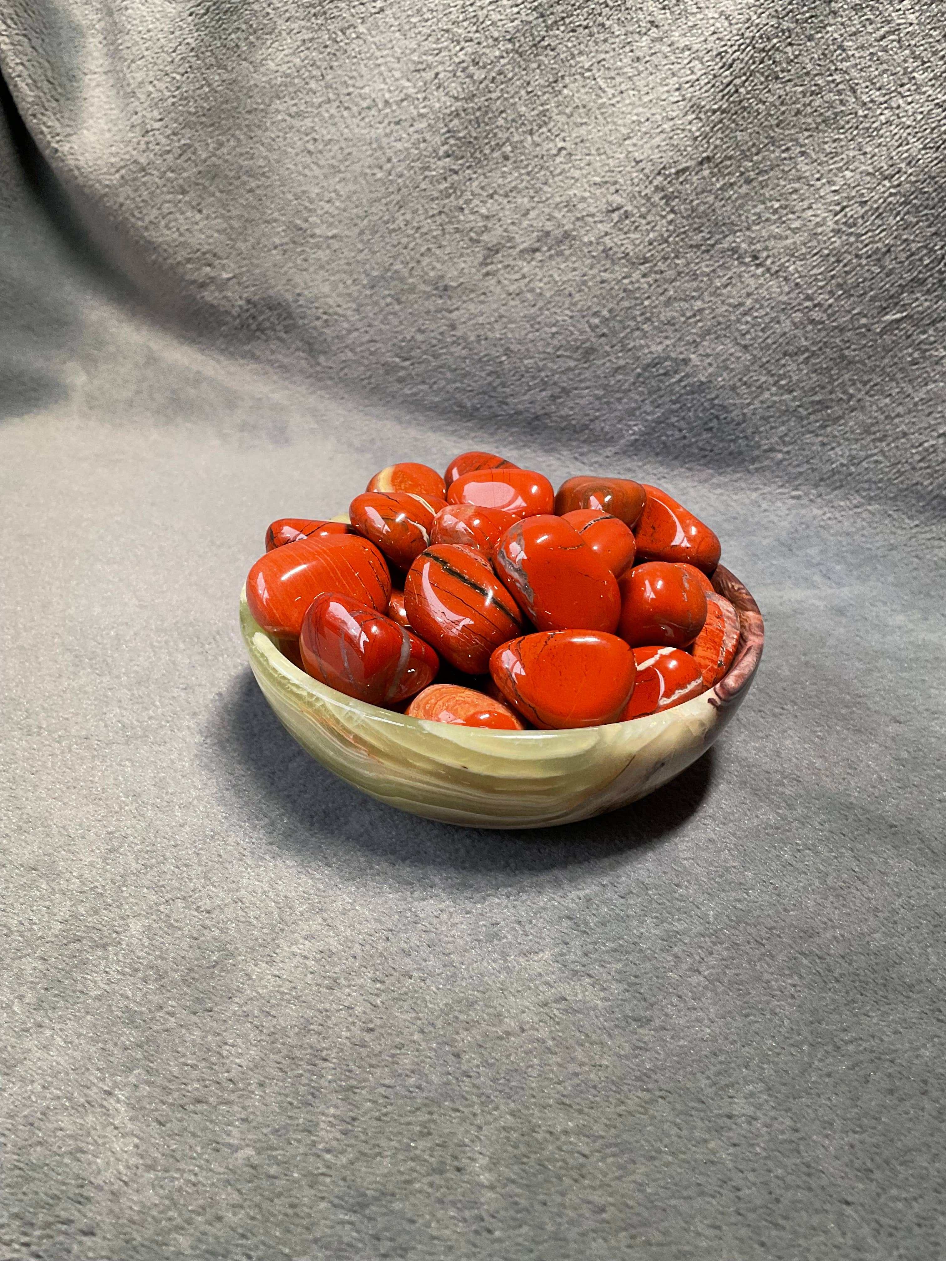 Rock Restock - Wholesale Spiritual Stone/Crystal - Red Jasper Tumbled Stones - 1 lb1