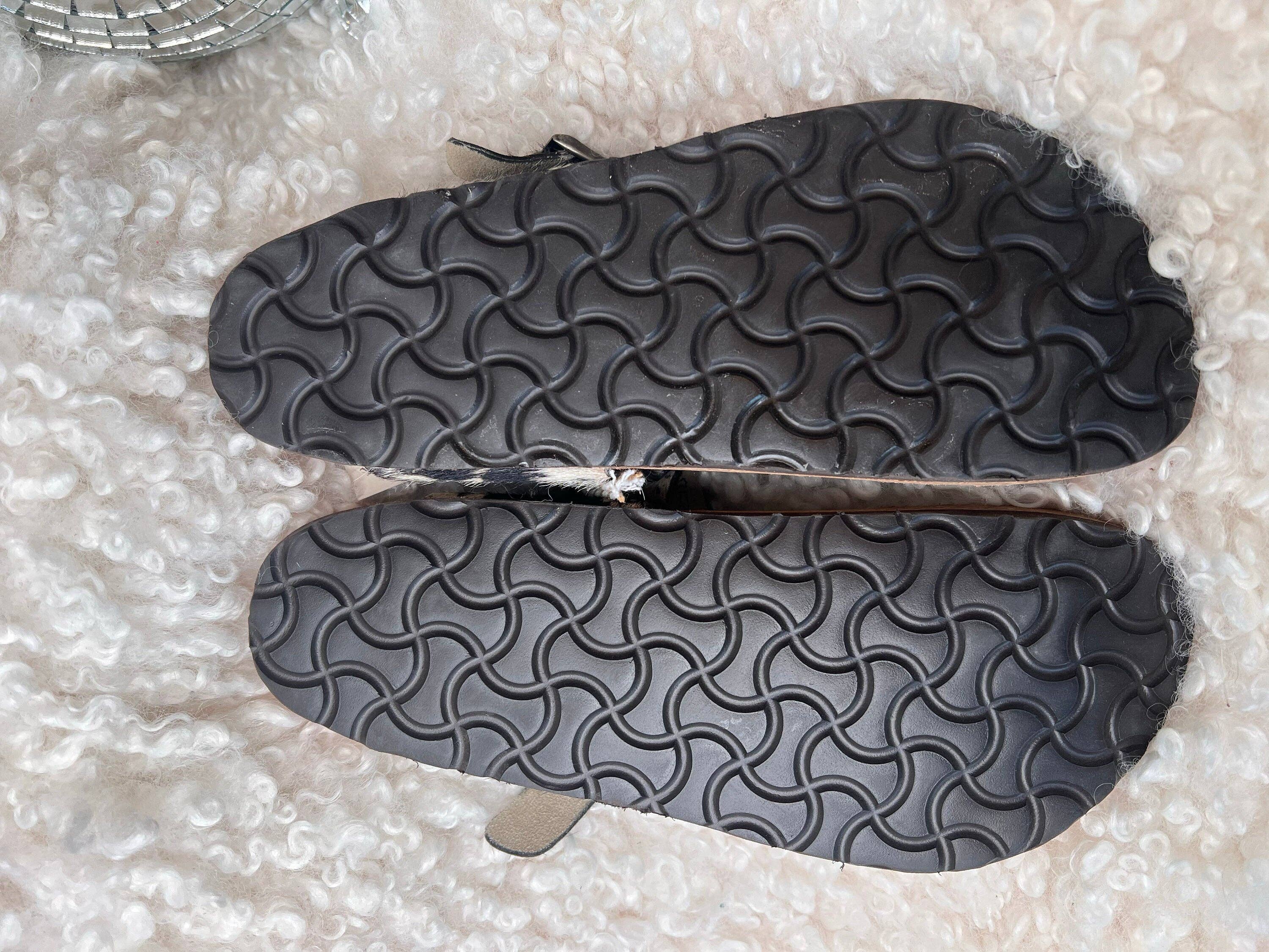 The Sterling Gypsy - Wholesale Slides - Women's - Custom Branded Cowhide Cork sole Sandal Flip Flop Slide Personalized with your initials or farm brand logo2