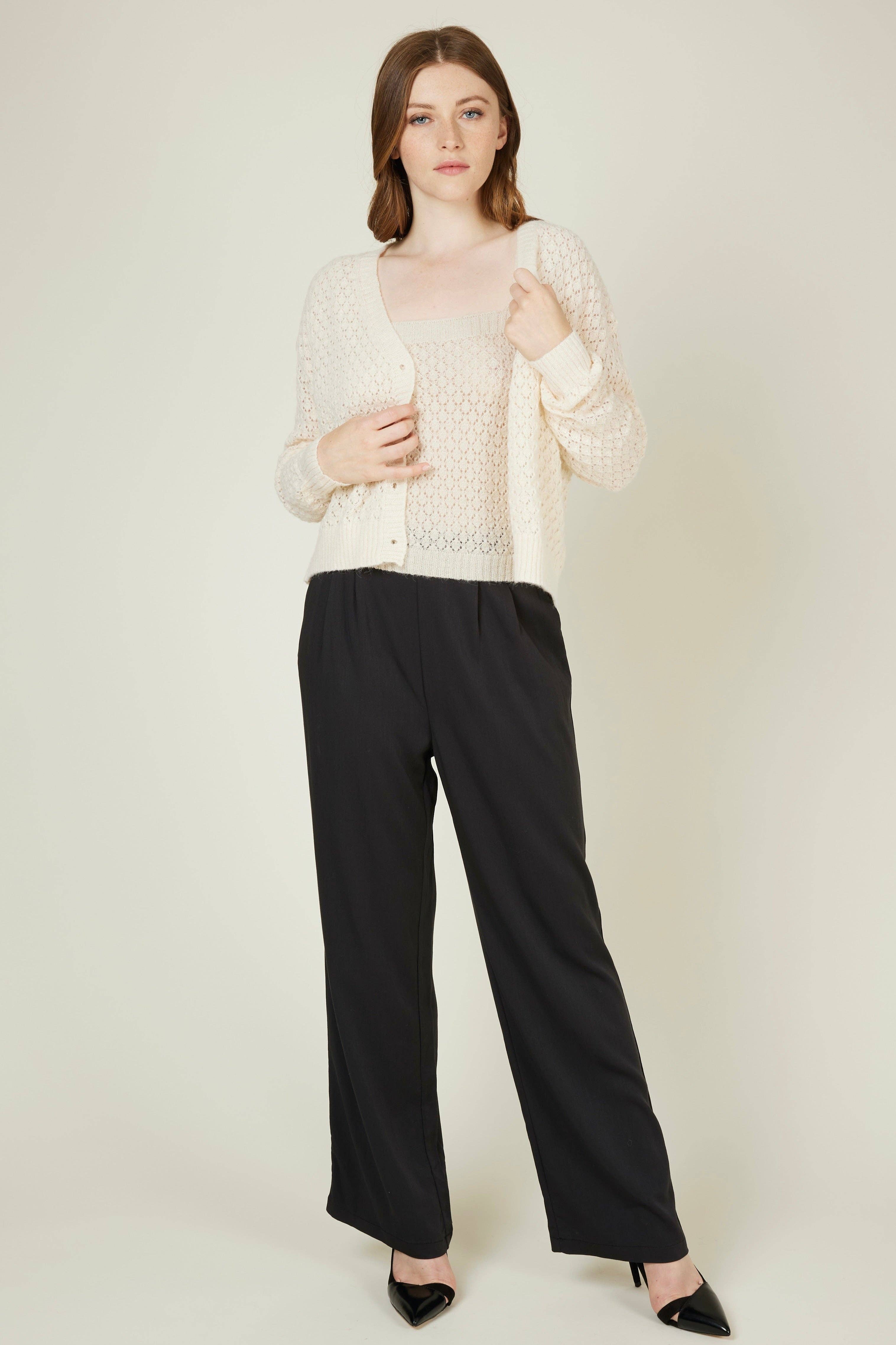 Andy & Lucy - Wholesale Pants - Women's - BLANKA - Fluid high-waisted pants7