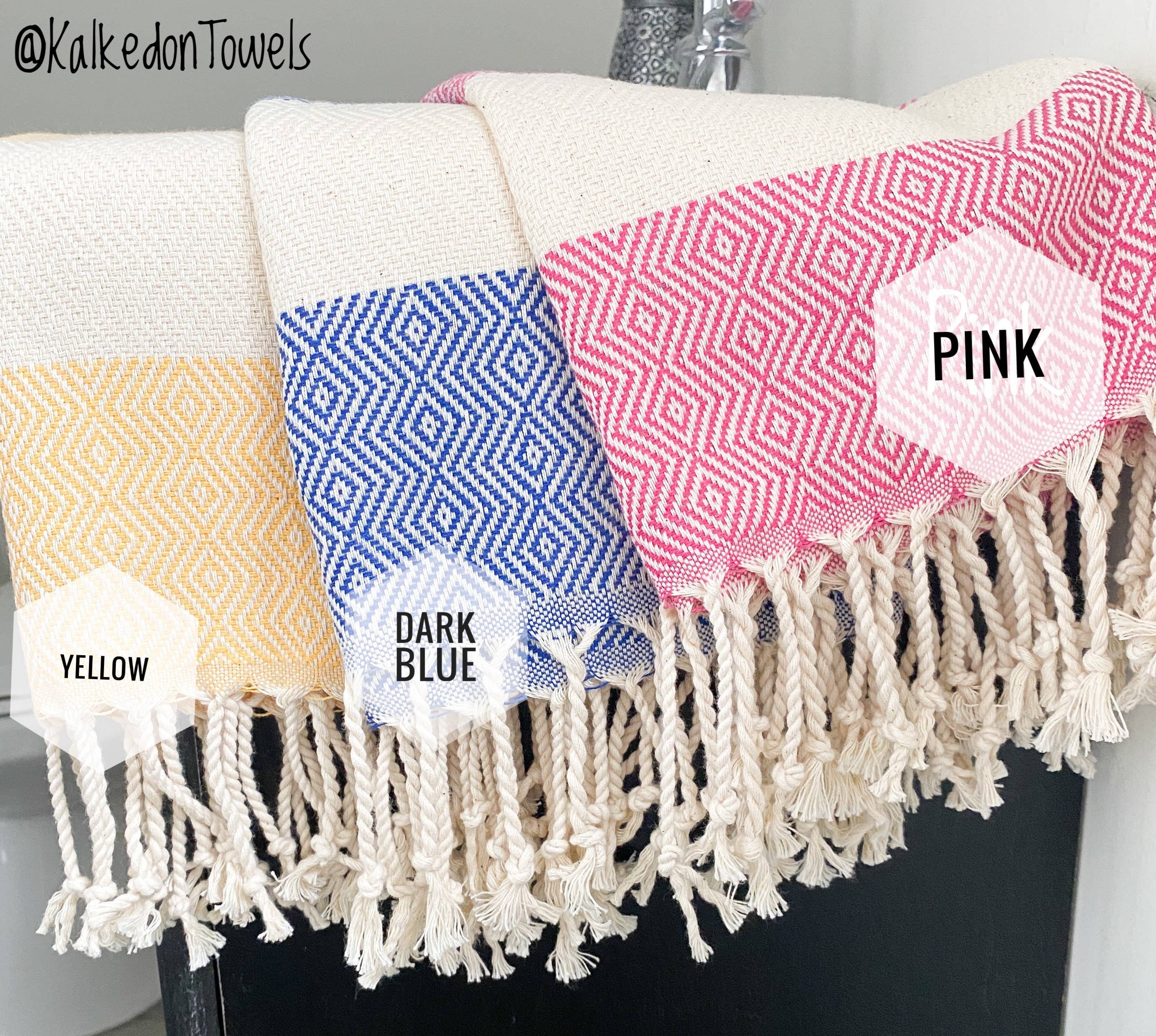 Kalkedon Towels - Wholesale Hand towel - Set of 4 Turkish Hand Towels for Bathroom | Kitchen Towel3