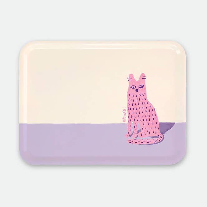 ALL THE WAYS TO SAY - USA - Wholesale Serving Tray - Lonely Cat - Breakfast Tray0