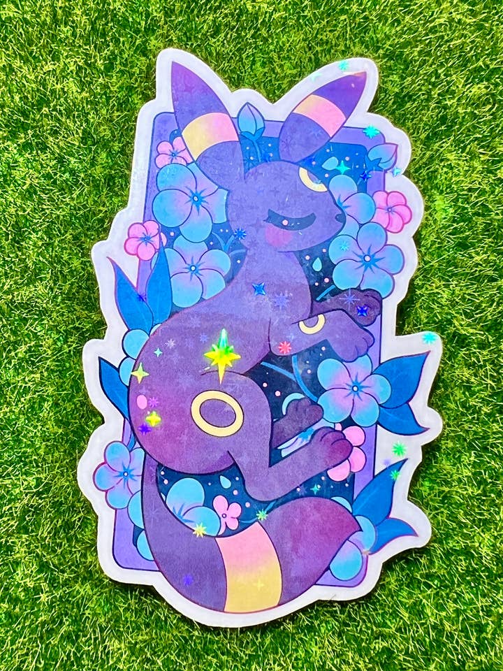 Eevelutions Flowers Sticker Umbreo for wholesale by Mothers Of Orion
