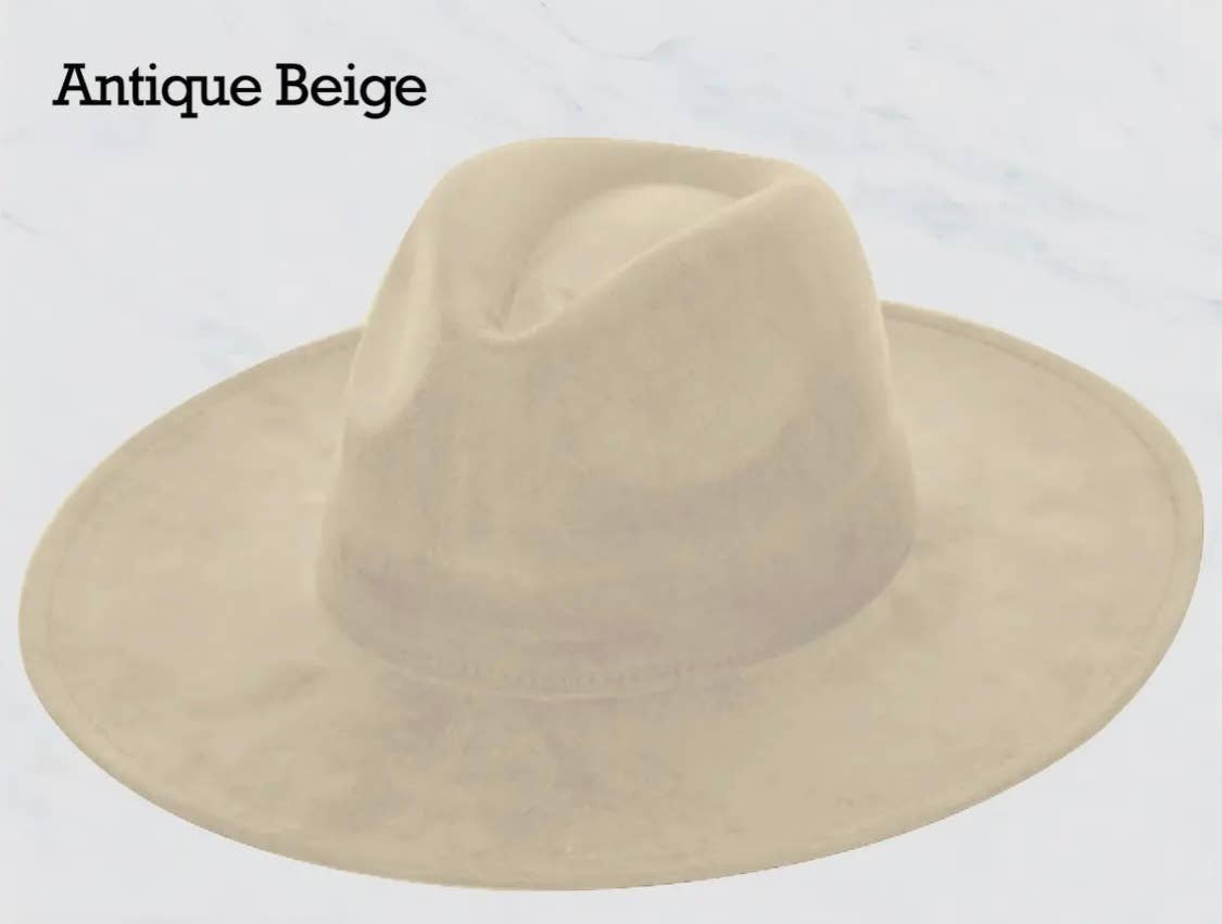 Kissin’ Kate Customs – Engroshandel Bucket hat - Dame – Vegansk Ruskind Bredskygget Hat | Fedoras | Hat Brænding | Rancher1