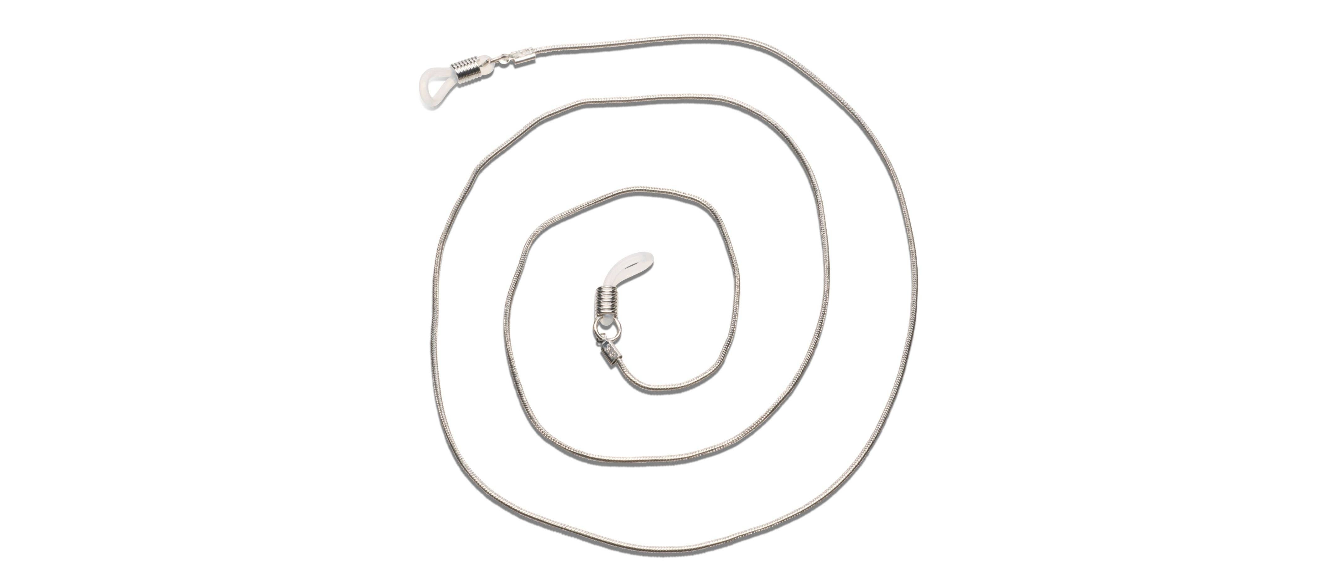 Peepers - Wholesale Sunglasses/Eyeglasses Strap - Unisex - Silver Chain (Pack of 4)