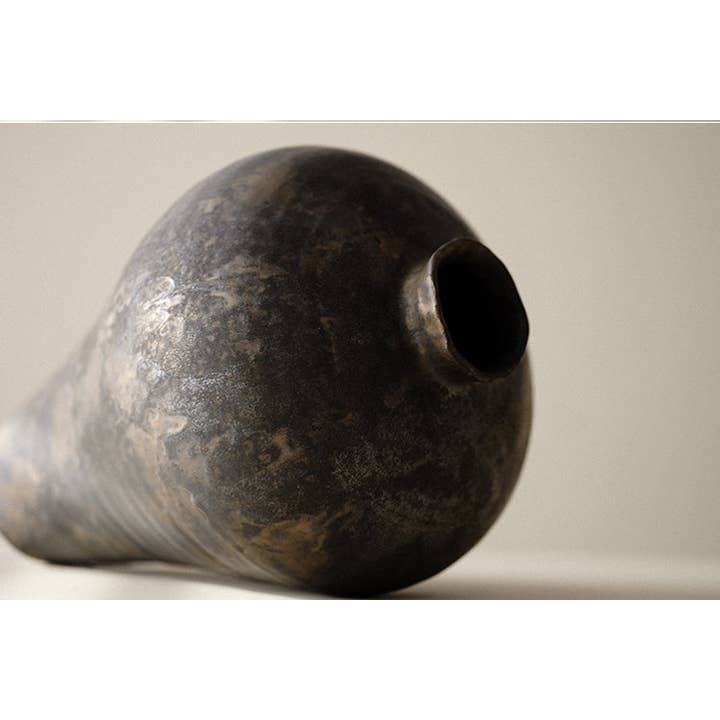 Gohobi (We cover U.S. import duties) - Wholesale Vase - Gohobi Japanese-style wabi sabi handmade large vase 00112