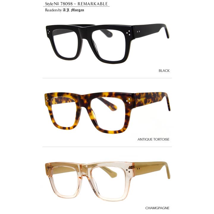 A.J. Morgan - Wholesale Eyeglasses - Unisex - Remarkable - Optical Quality Reading Glasses