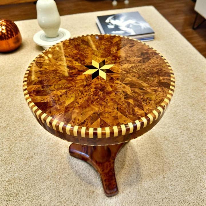 Round Coffee Table for wholesale by Atlasmusecrafts LLC