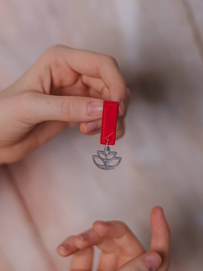 Briones Earrings - Grey for wholesale by Seron