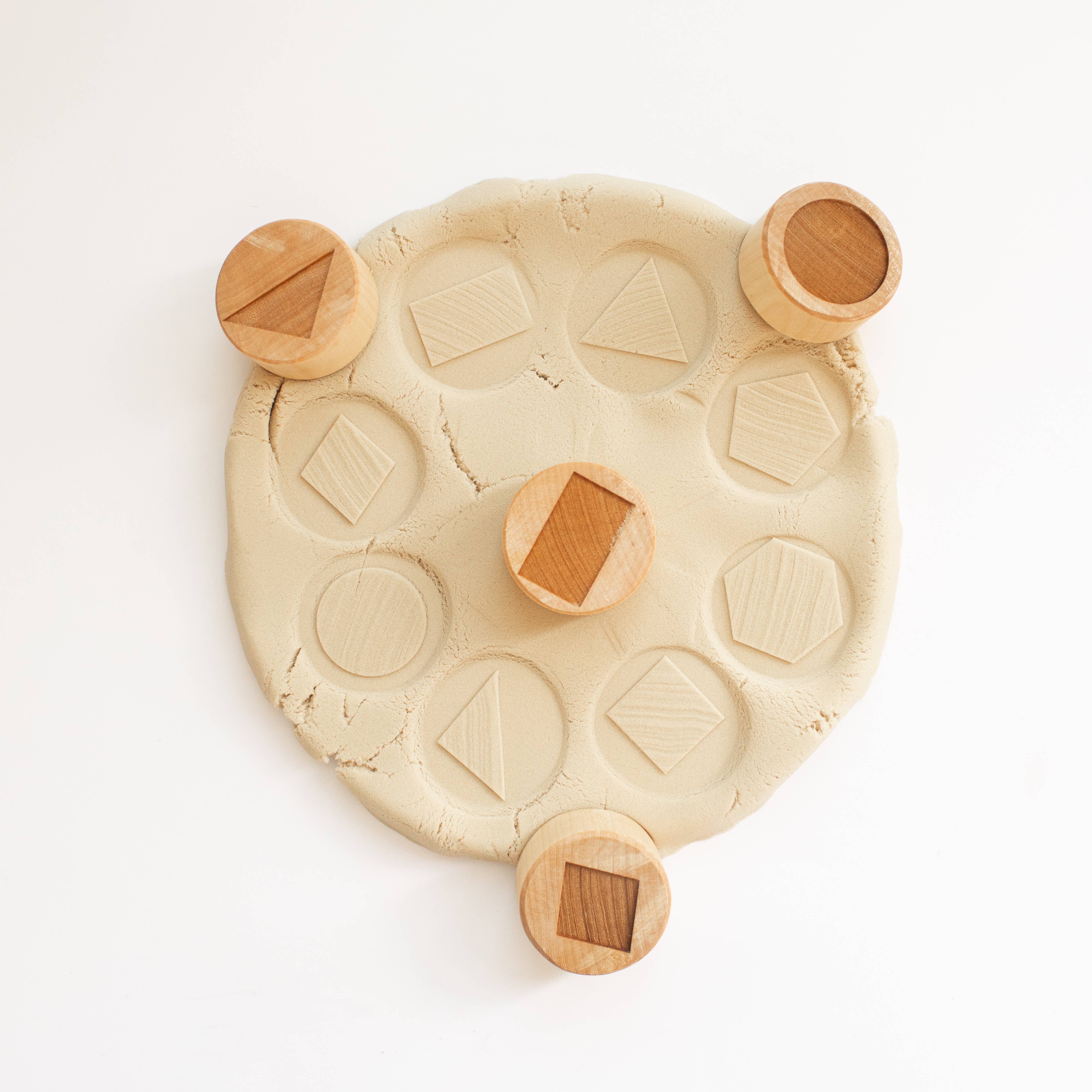 Studio de Rijk - Wholesale Wood Toy - Kids - Wooden stamp set - Geometric shapes0