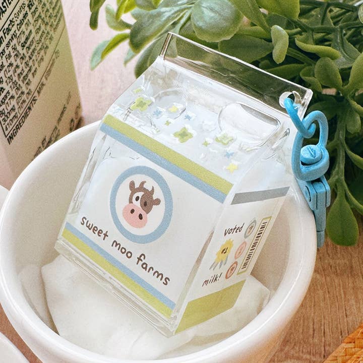 Sweet Moo Farms Milk Charm for wholesale by laughingbear
