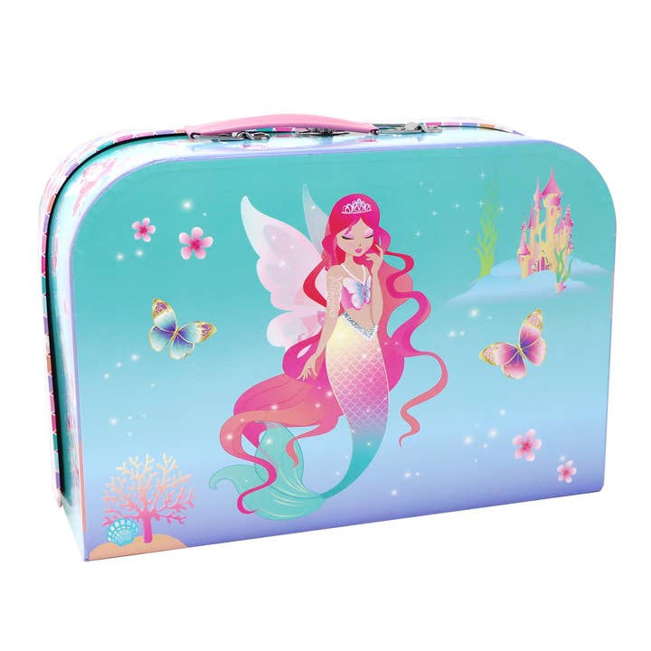 Shimmering Mermaid 6 piece Kids Baking Set & Carry Case | Pa for wholesale by Pink Poppy USA