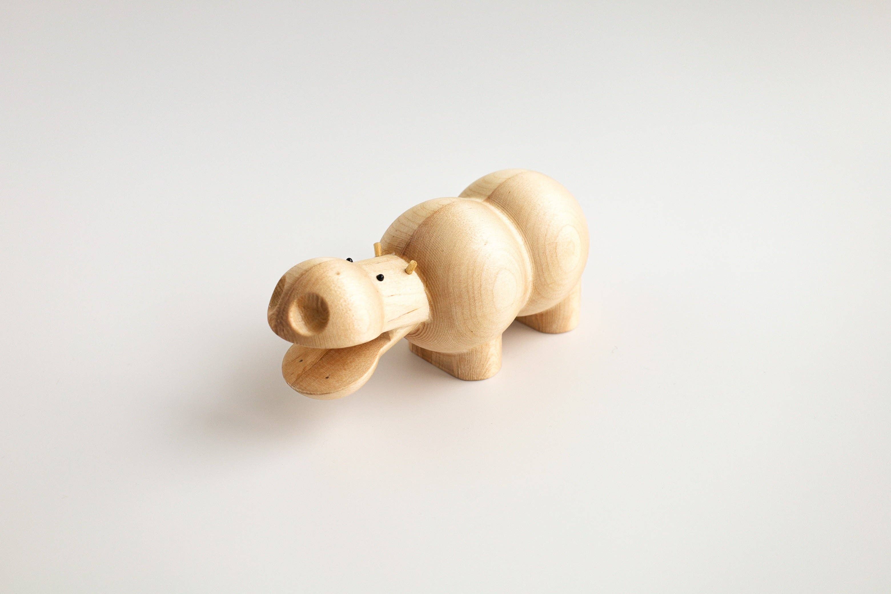 EMKO - Wholesale Decorative Figurine - I Piccolini Wooden Animal Decore Figures, Natural Birch Wood1
