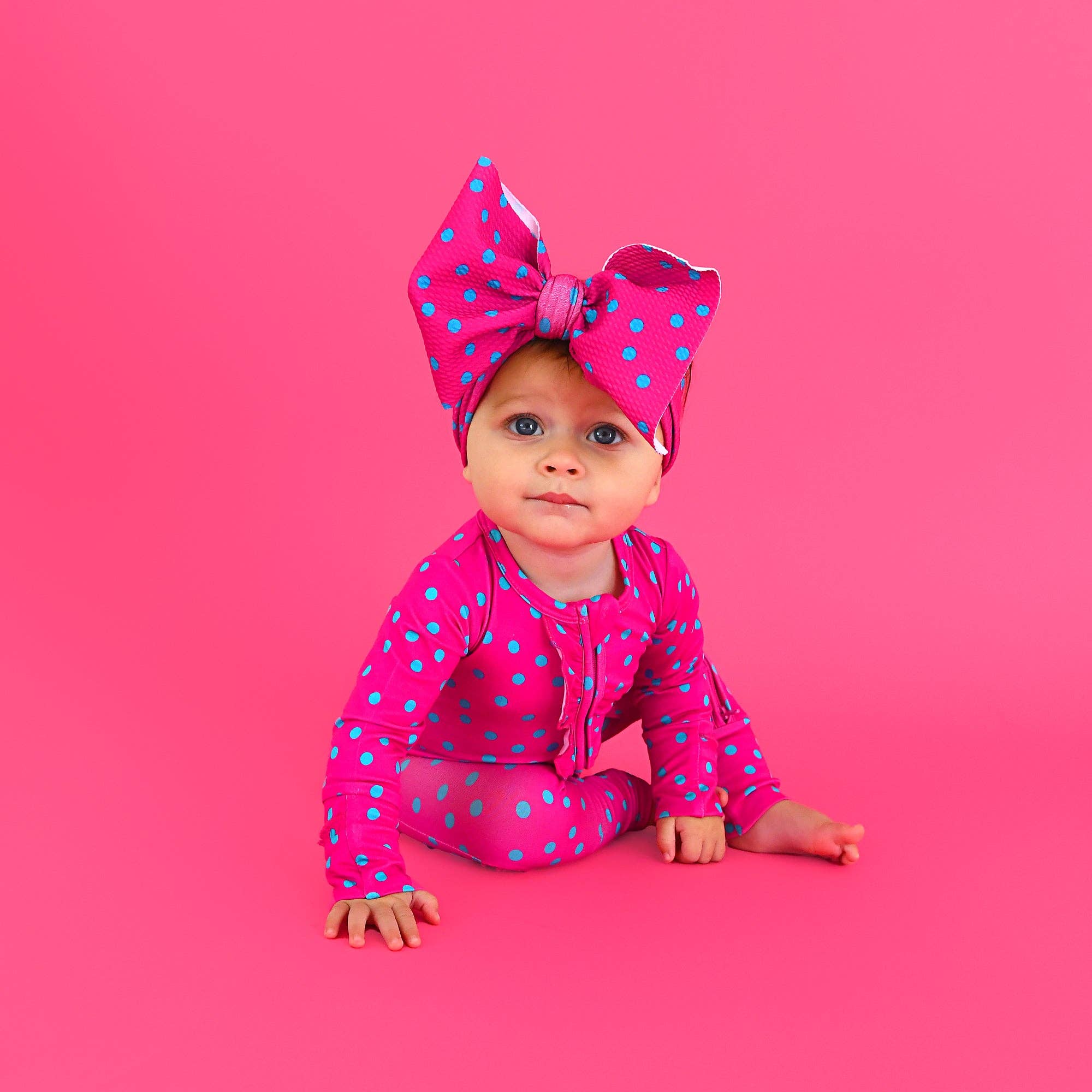 Gigi and Max - Wholesale Fashion Headband - Baby - Evelyn Dot Headwrap Valentines Day Toddler Hair Accessory6