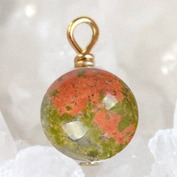 UNAKITE PENDANT - Balance/Love for wholesale by Mademoiselle Moana