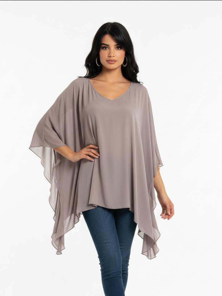 LOT -6157-silk top for wholesale by CENTO UNO ITALY