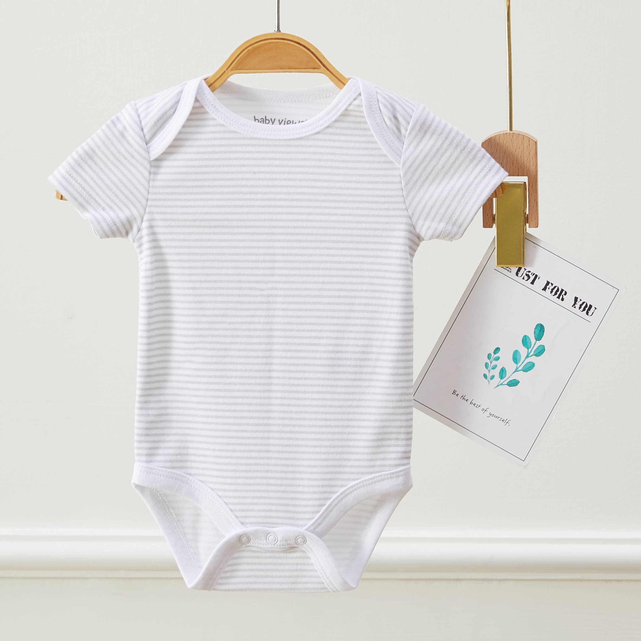 Lollipop Dreams - Wholesale Bodysuit (Non-Footed) - Baby - Pack of 3 Baby Cloud Star Moon Pattern Bodysuits2