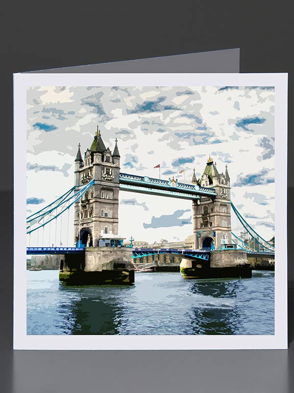 London Cards: Tower Bridge 08 / Greeting Card for wholesale by Eliot Siegel & The British Art Gallery
