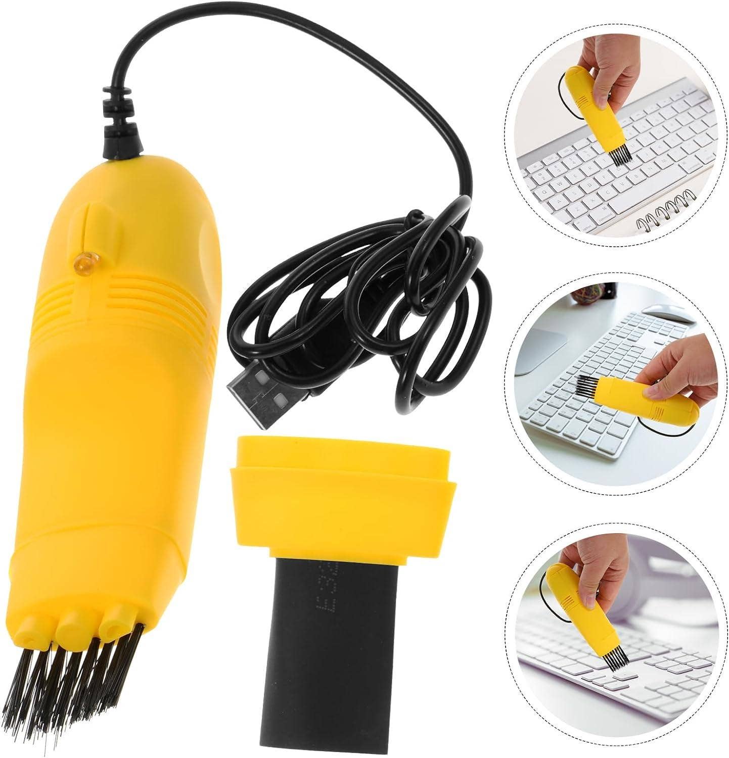 VIGOR - Wholesale Small/Handheld Appliance - Miniature USB Cleaner with Smooth Dust Brush Suction Holes7