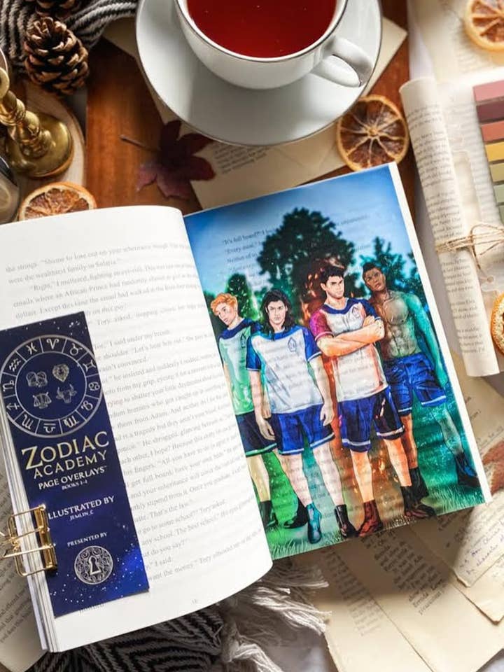 Superpositions de pages de la Zodiac Academy™ pour la vente par Reading Portal