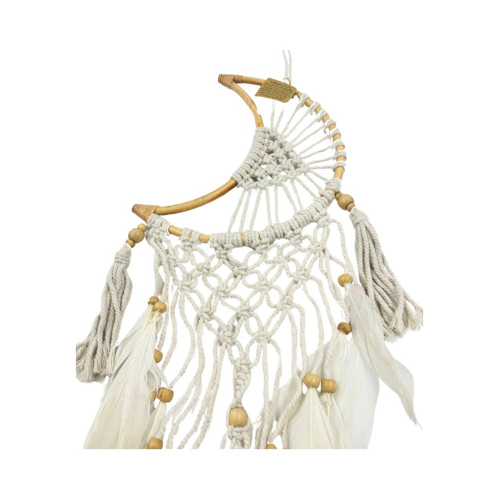 Earths Elements Wholesale - Wholesale Retailer Sample - Home Decor - Dreamcatcher - Crochet Moon1